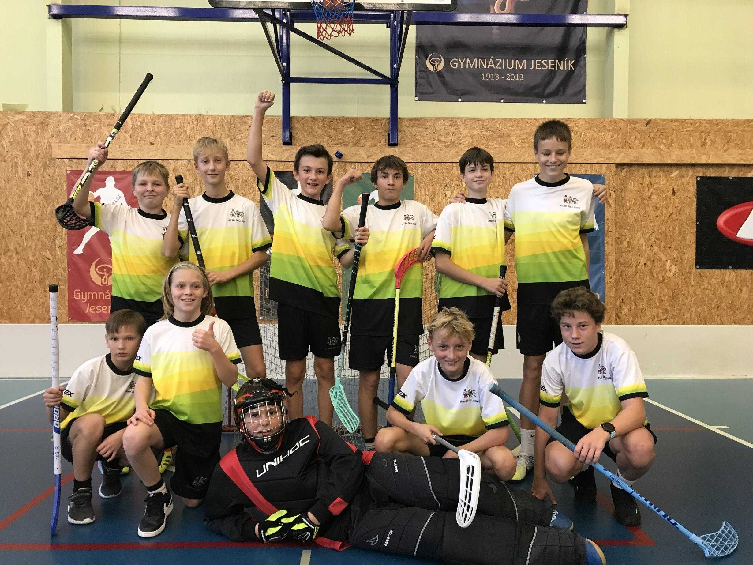 Florbalový postup do okresního kola
