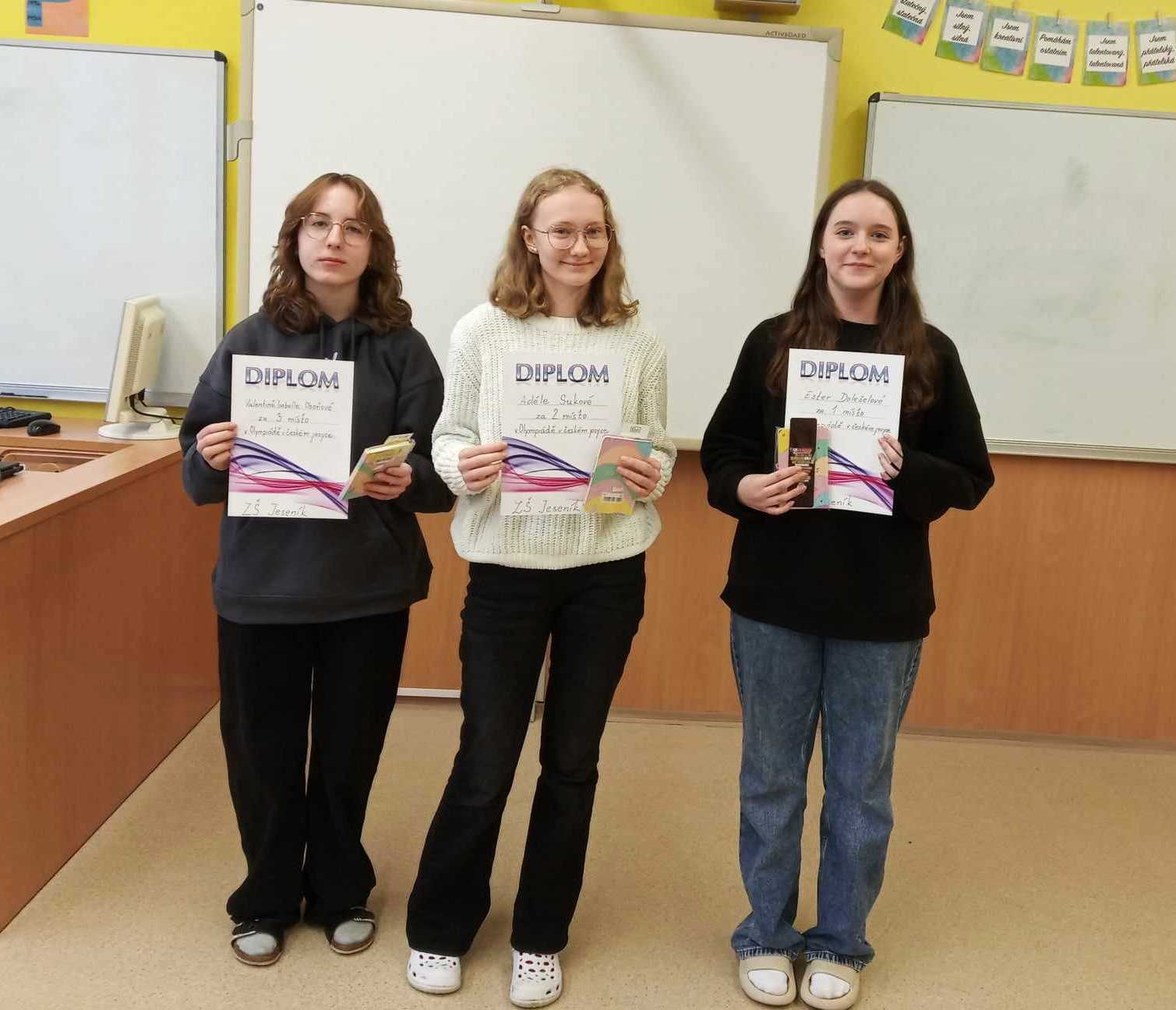 Školní kolo Olympiády v českém jazyce