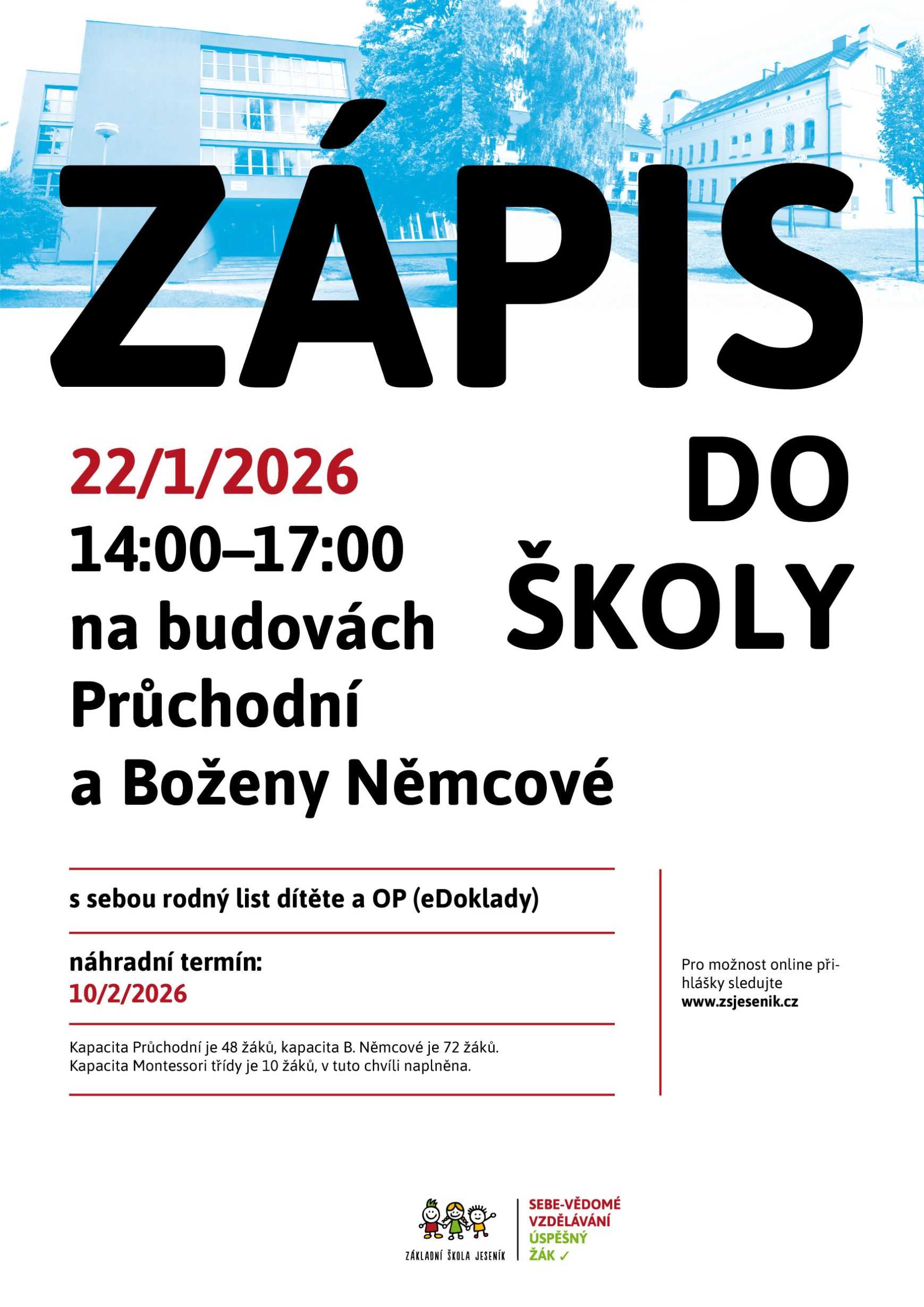 Zápis do 1. ročníků