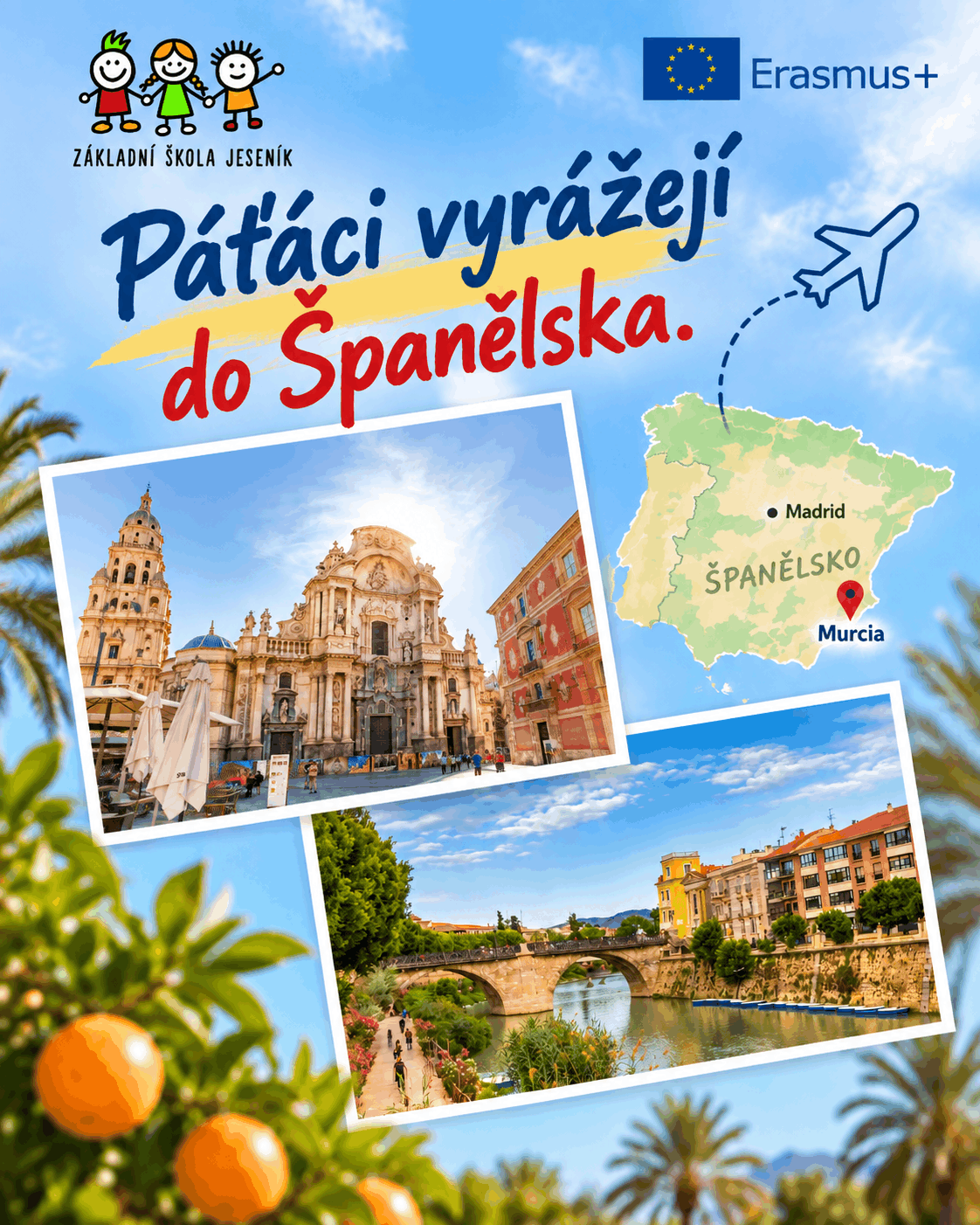 Páťáci se chystají do Španělska
