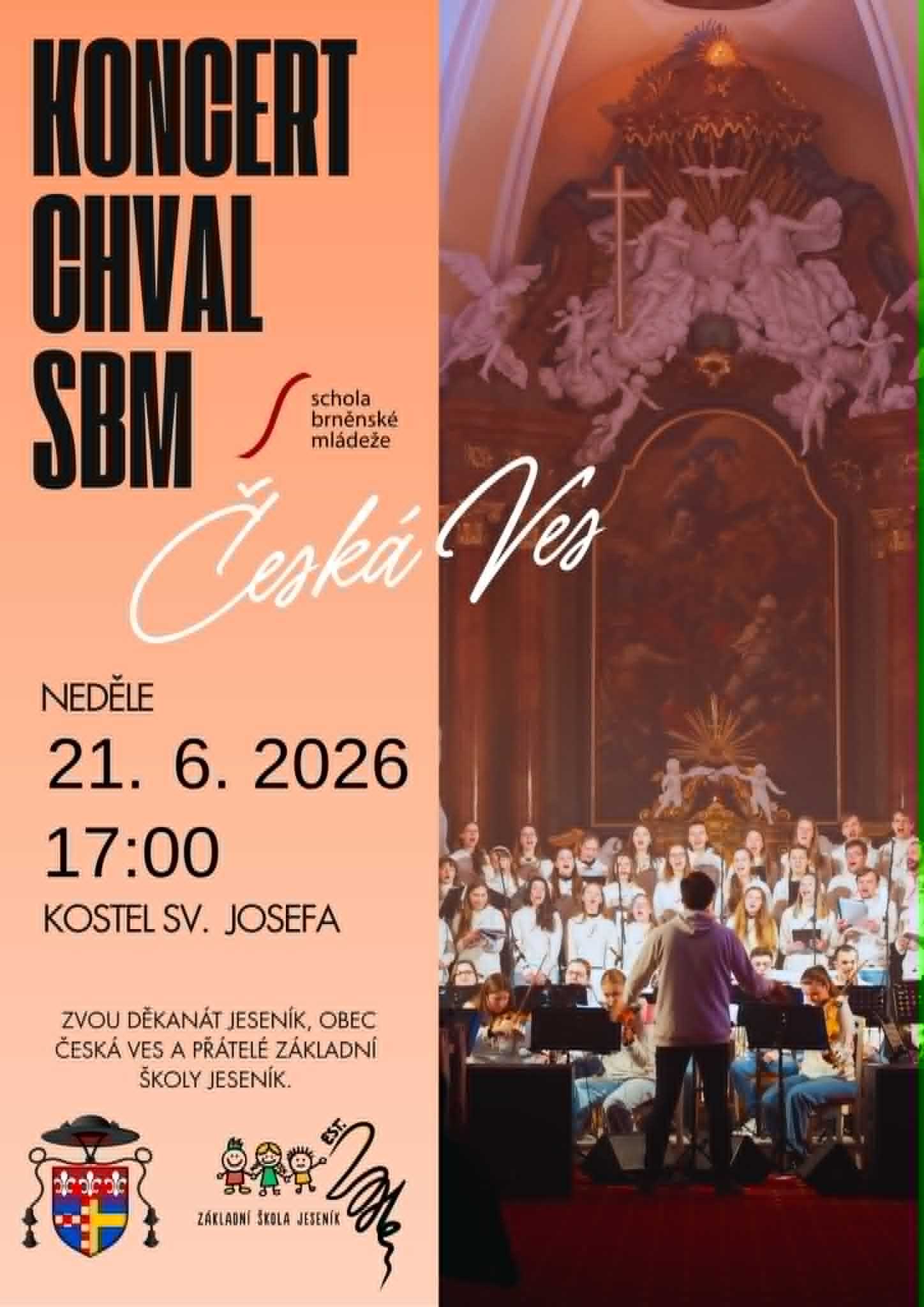 Koncert Scholy brněnské mládeže k 20. výročí ZŠ Jeseník