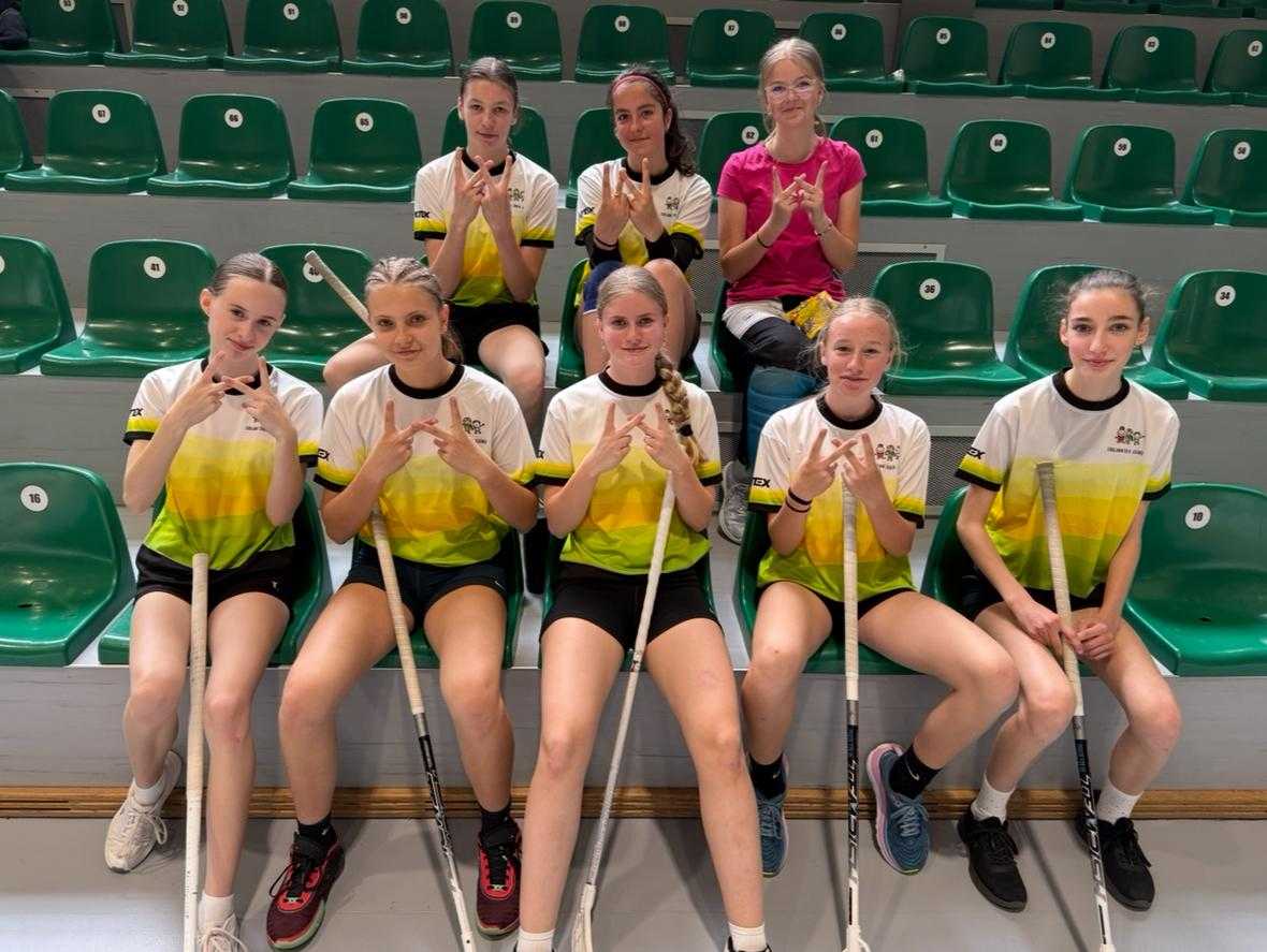 Druhé místo pro naše florbalistky ve finále okresu