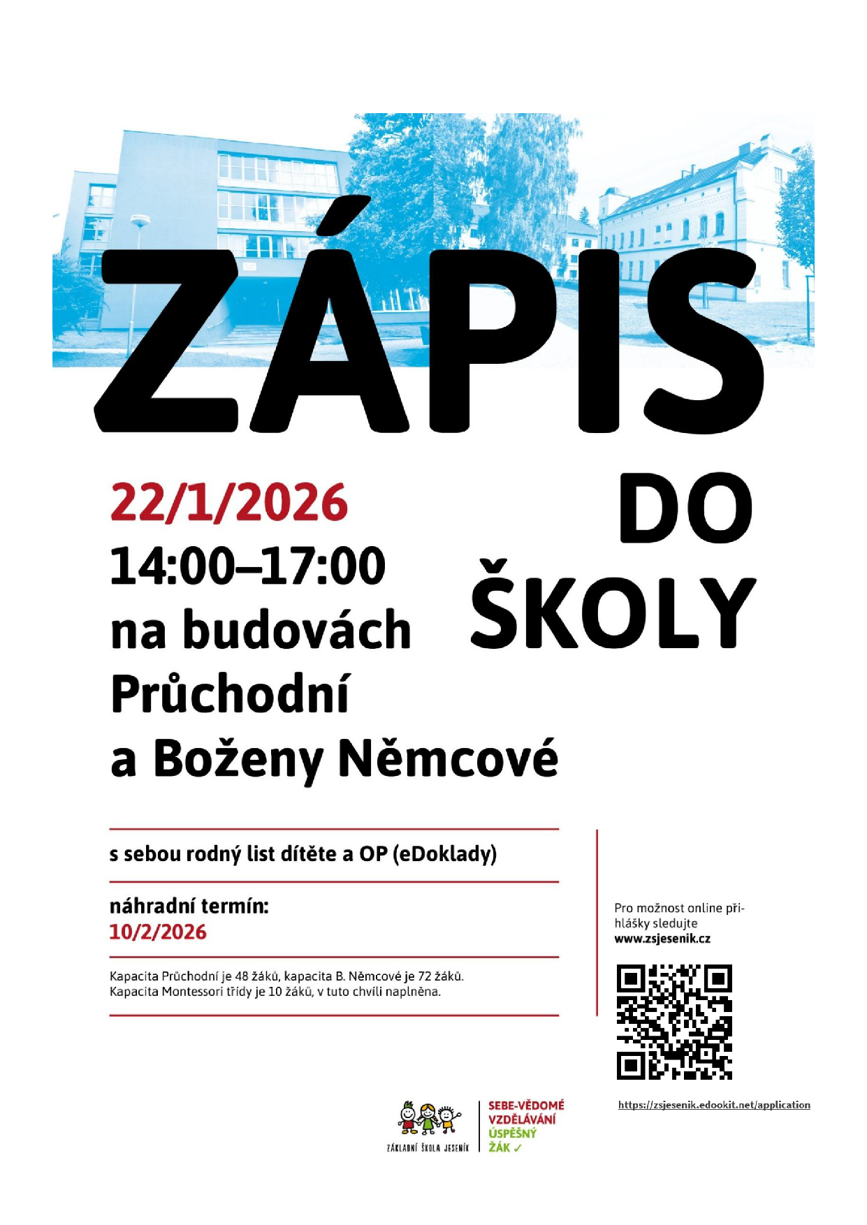 Zápis do 1. ročníků