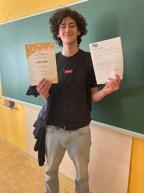 Dritan Saliji zazářil v krajském kole konverzační soutěže v anglickém jazyce