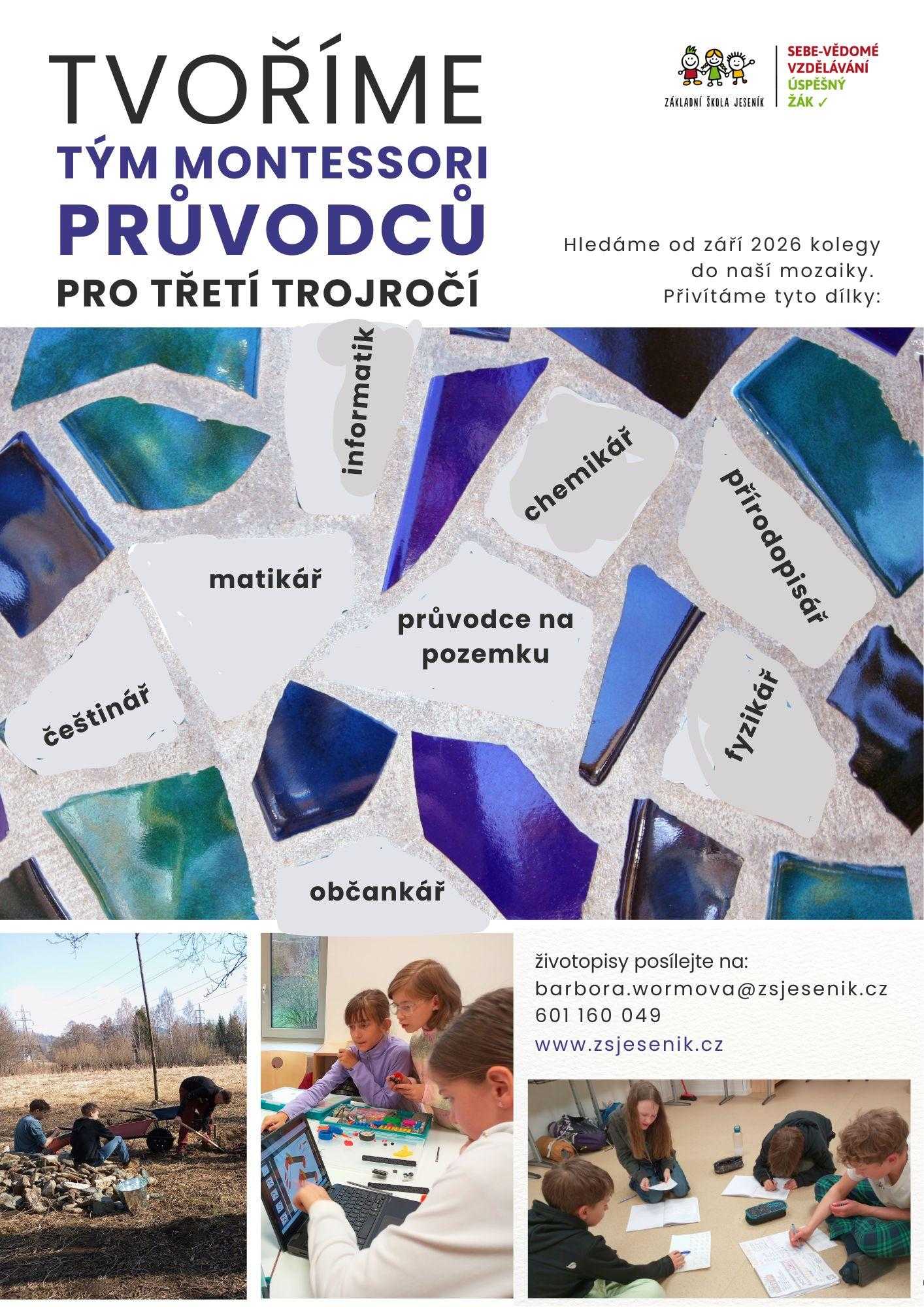 Tvoříme tým Montessori průvodců