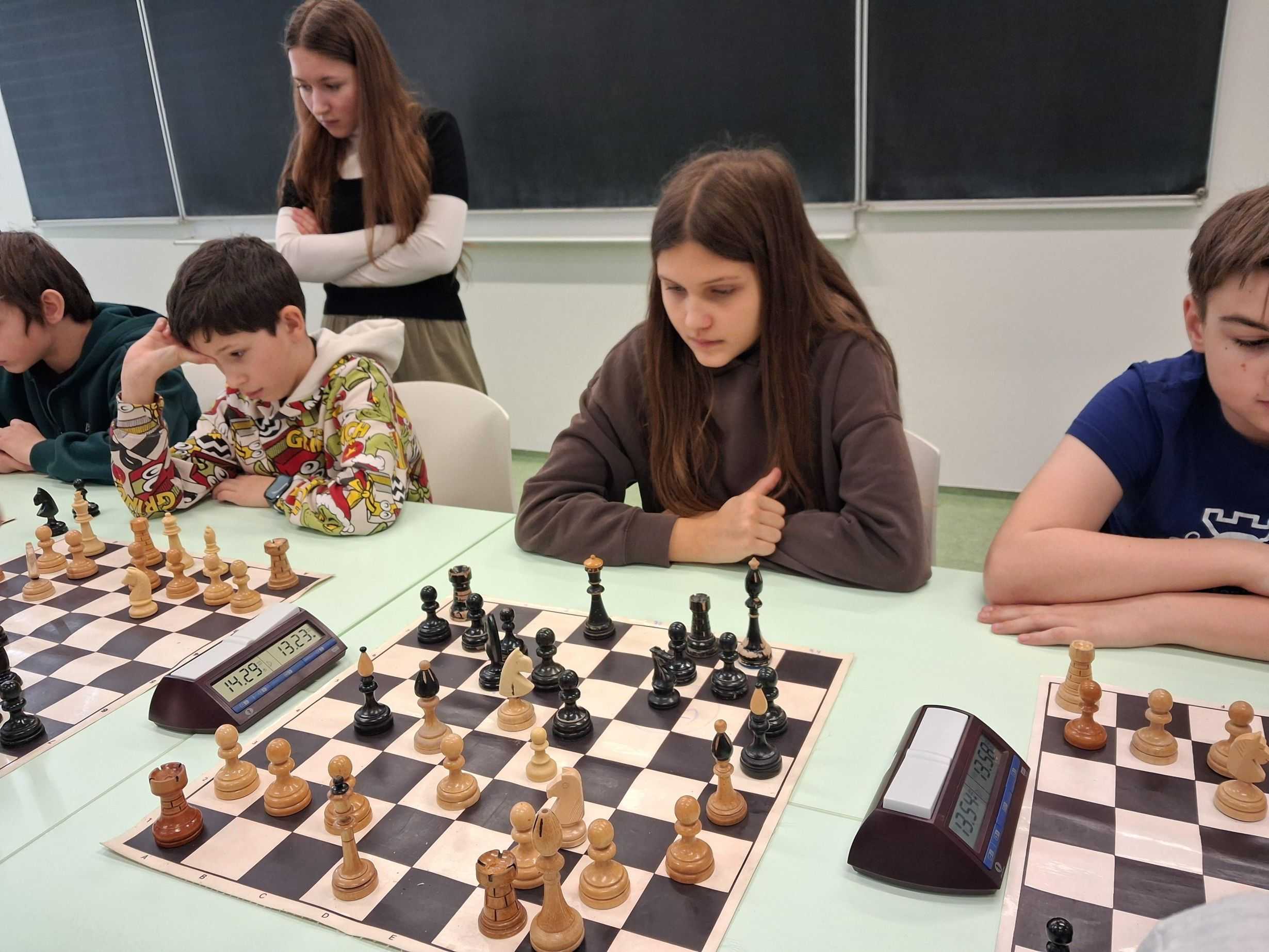 Naši žáci na krajském kole šachového přeboru