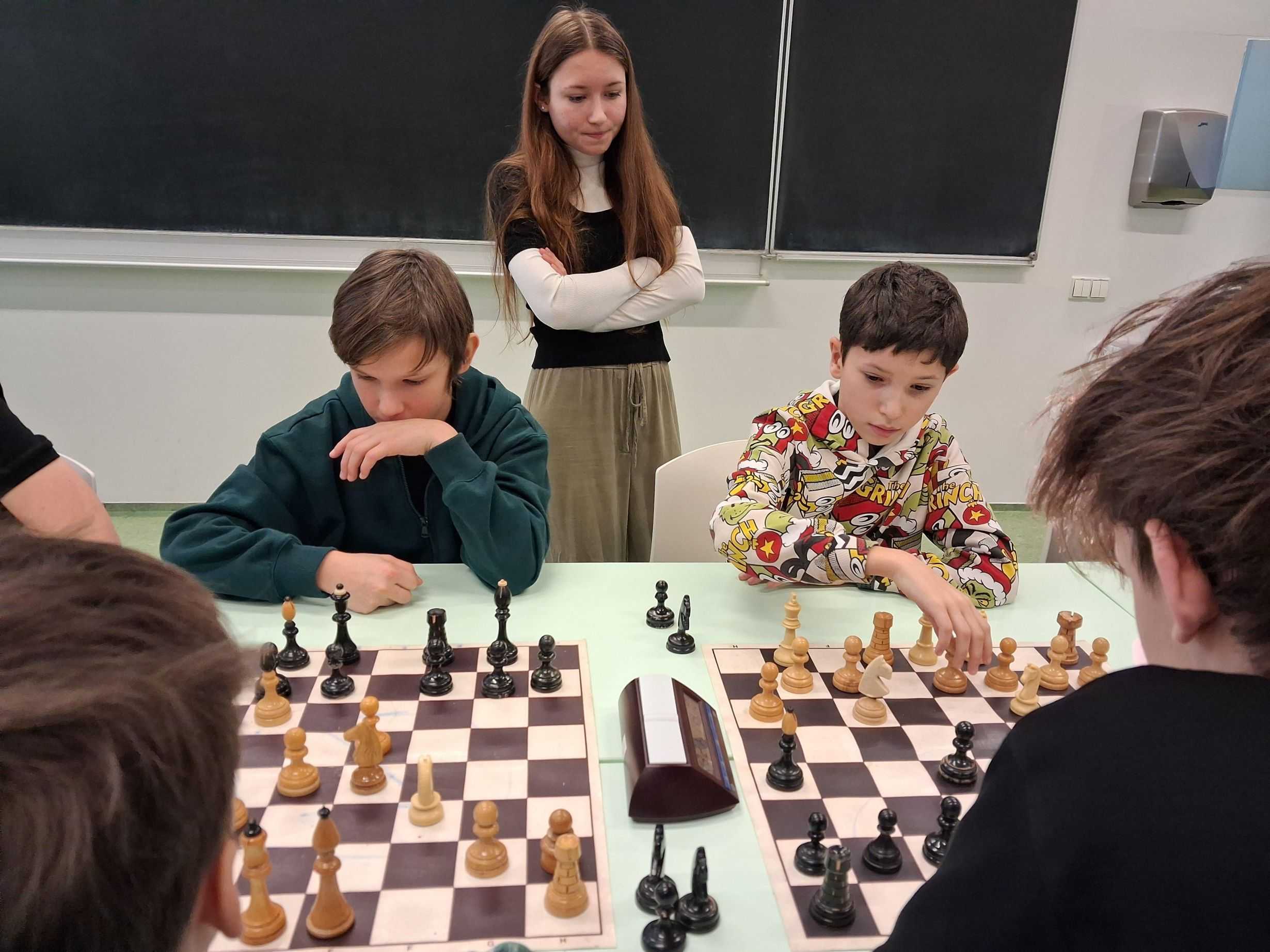 Naši žáci na krajském kole šachového přeboru