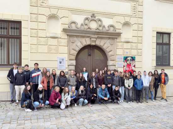 Deváťáci na pobytu v Telči