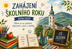 Slavnostní zahájení školního roku 2026/27, důležité informace