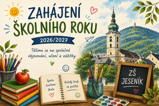 Slavnostní zahájení školního roku 2026/27, důležité informace