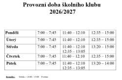 Školní klub