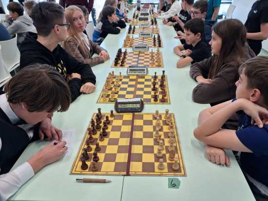 Naši žáci na krajském kole šachového přeboru