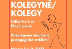 Hledáme posilu do našeho týmu!