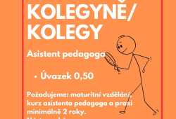 Hledáme asistenta pedagoga