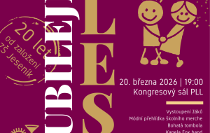 Pozvání na Jubilejní školní ples ZŠ Jeseník